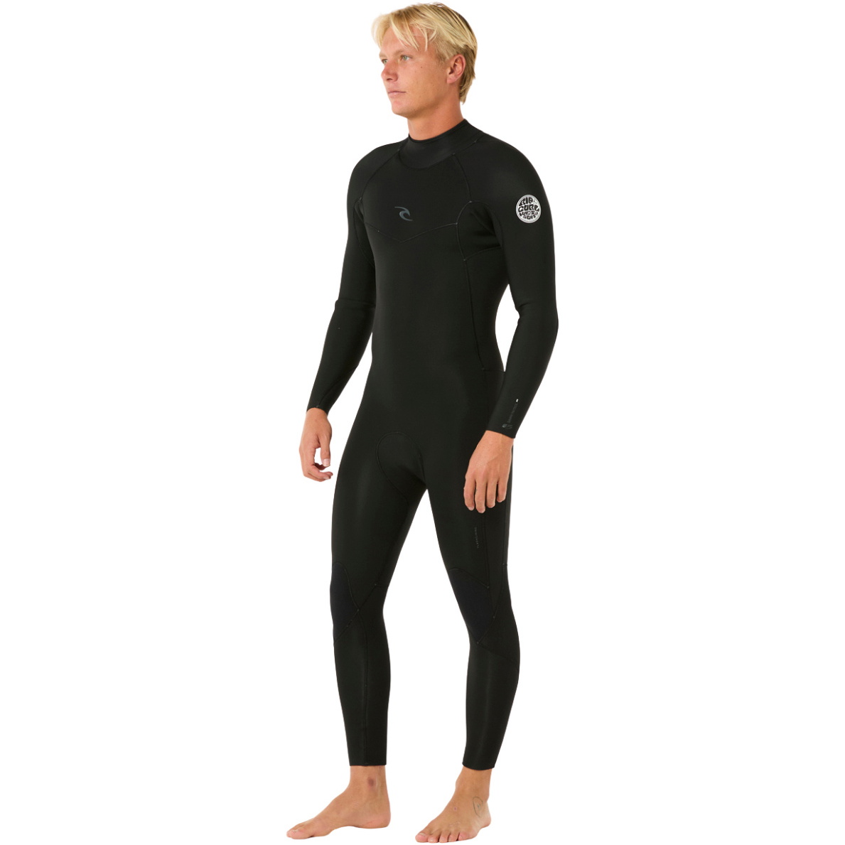 2026 Rip Curl Da Uomo Dawn Patrol 5/3mm Back Zip Muta 16SMFS - Black